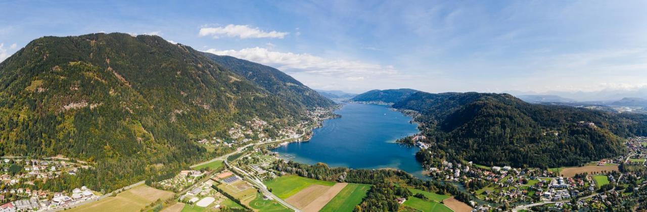 Top 5 Alpe Maritima - Traumhafte Ferienwohnung Mit Seeblick Und Bergkulisse Am Ossiacher See Annenheim Ngoại thất bức ảnh